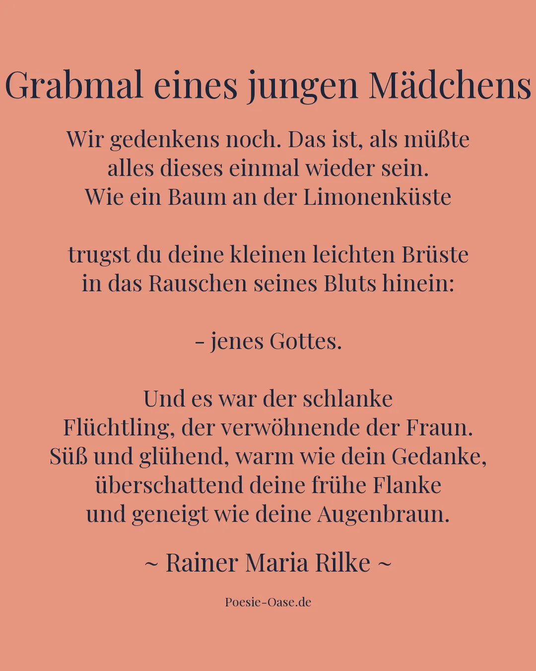 Illustration zu Grabmal eines jungen Mädchens