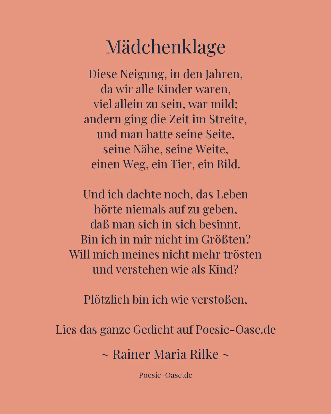 Illustration zu Mädchenklage