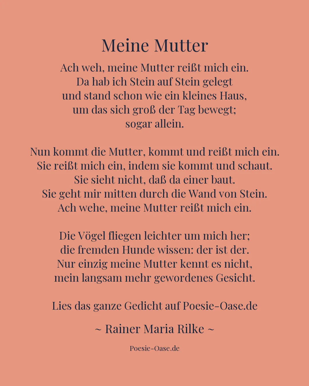 Illustration zu Meine Mutter