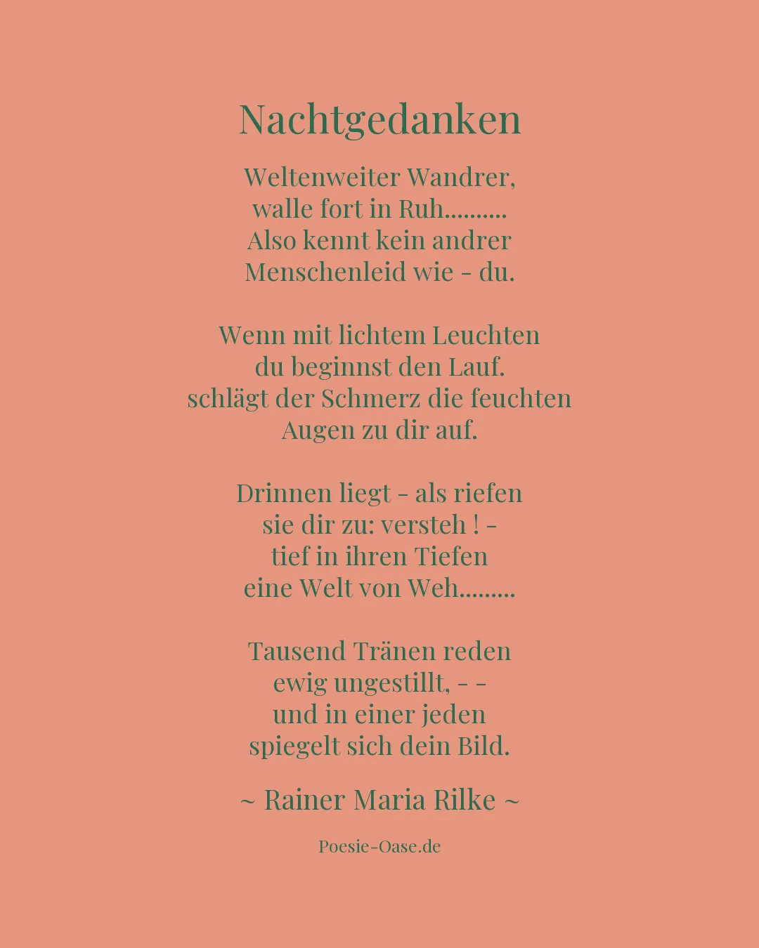 Illustration zu Nachtgedanken