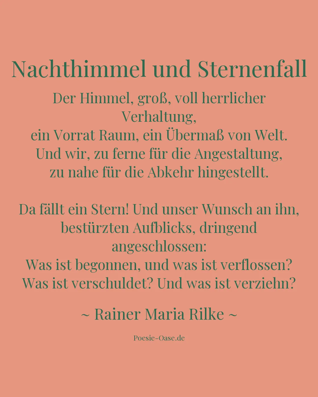 Illustration zu Nachthimmel und Sternenfall