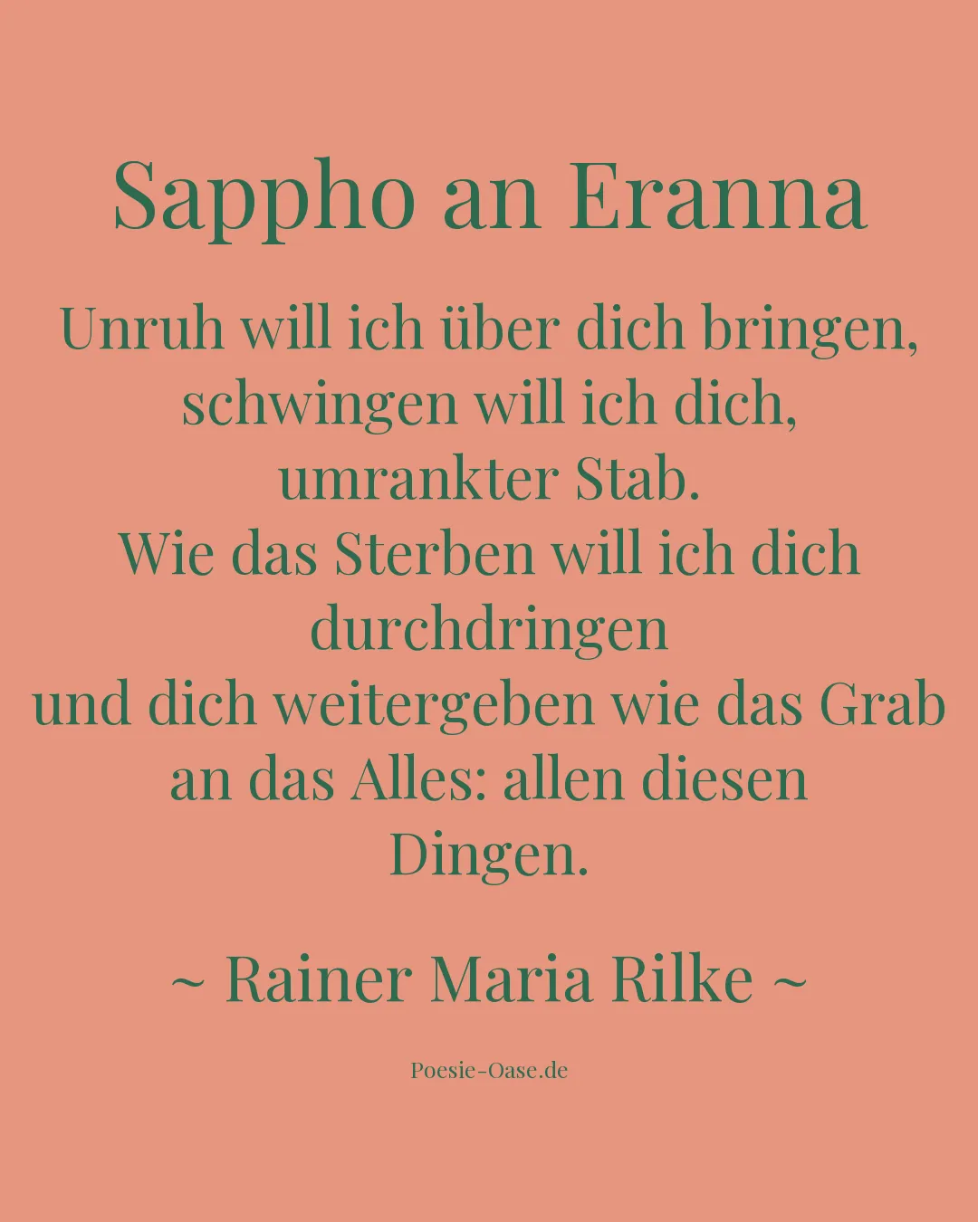 Illustration zu Sappho an Eranna