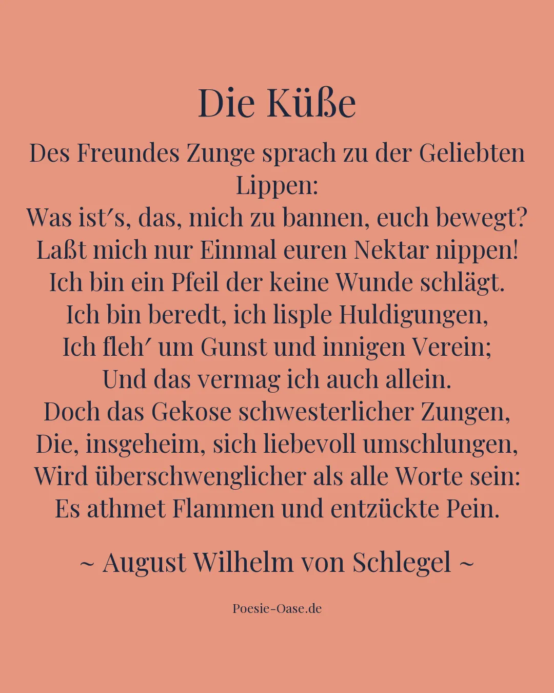 Illustration zu Die Küße