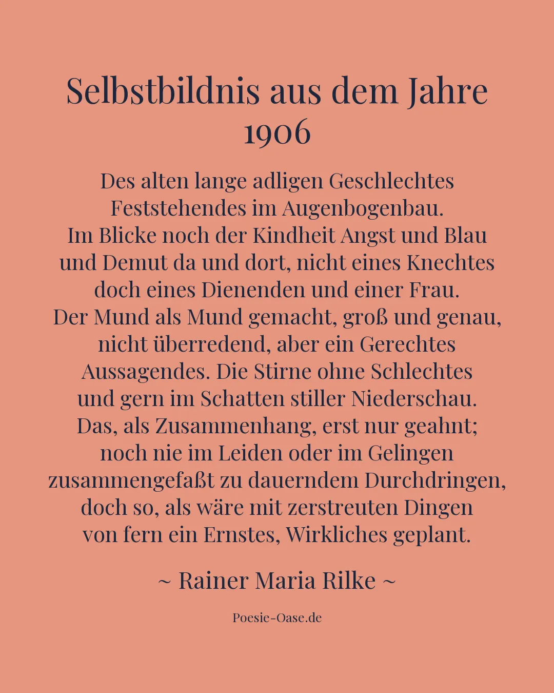 Illustration zu Selbstbildnis aus dem Jahre 1906