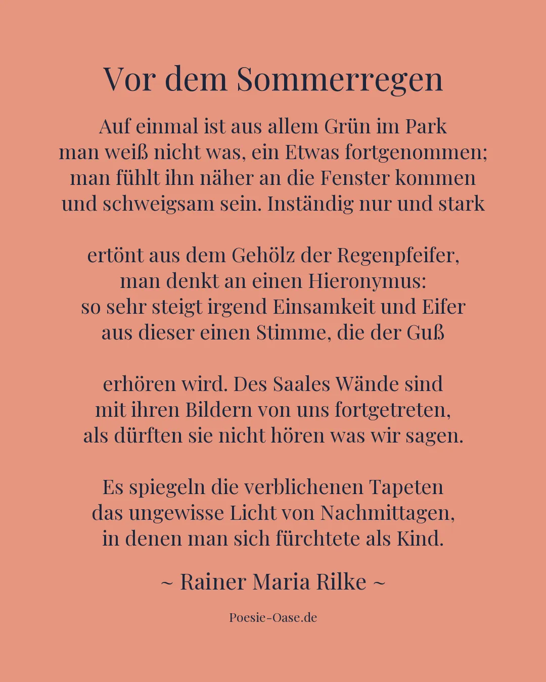 Illustration zu Vor dem Sommerregen