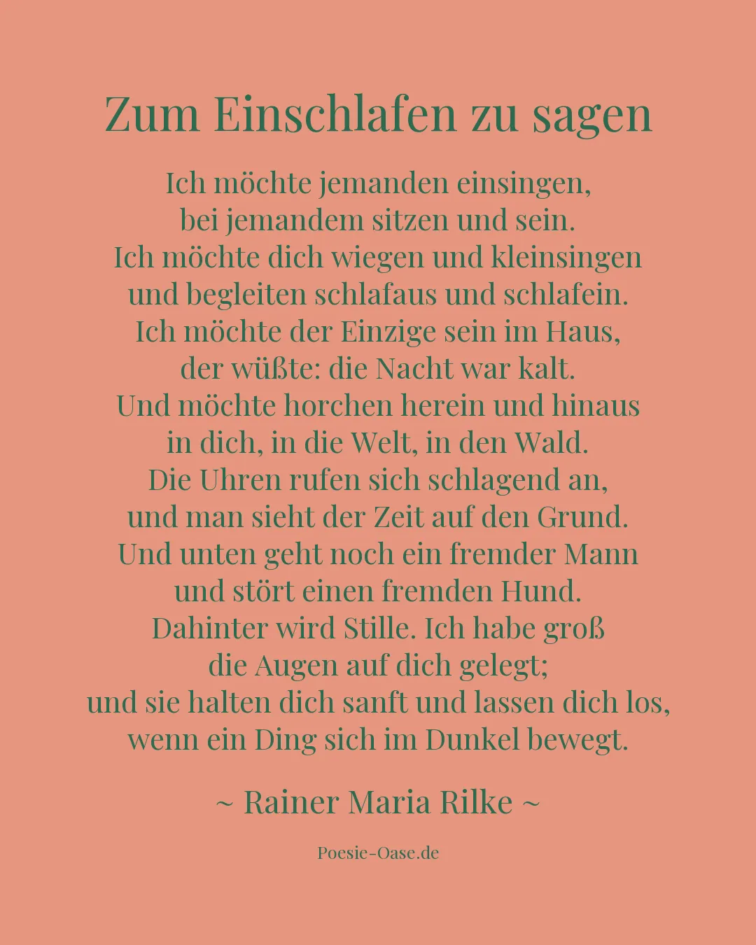 Illustration zu Zum Einschlafen zu sagen
