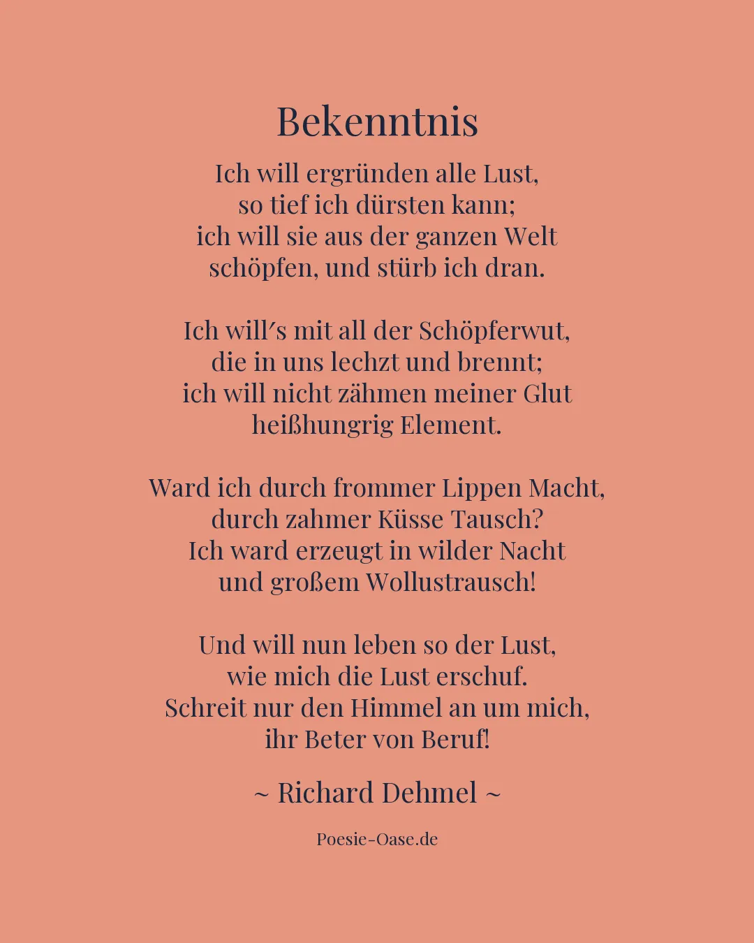 Illustration zu Bekenntnis