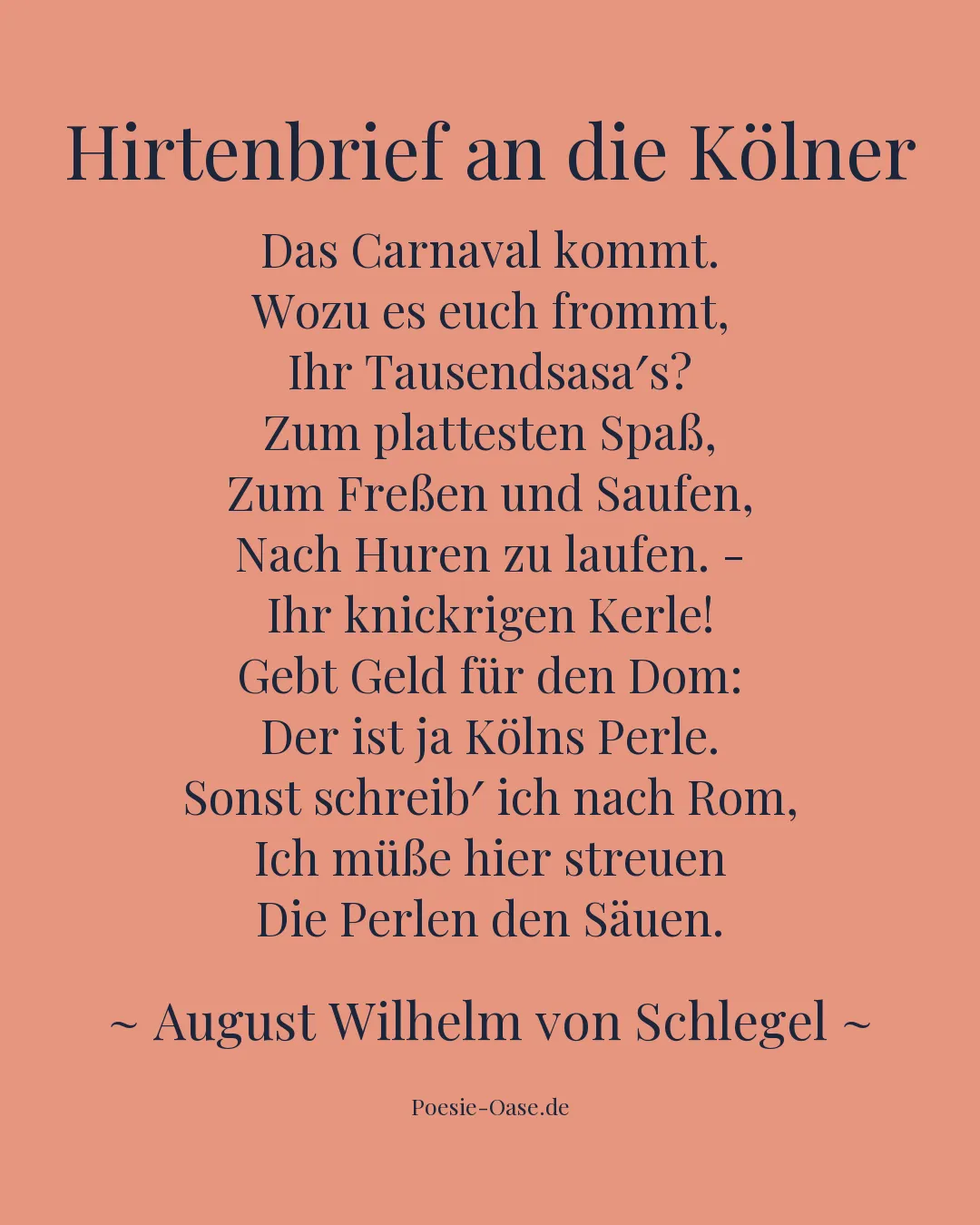 Illustration zu Hirtenbrief an die Kölner