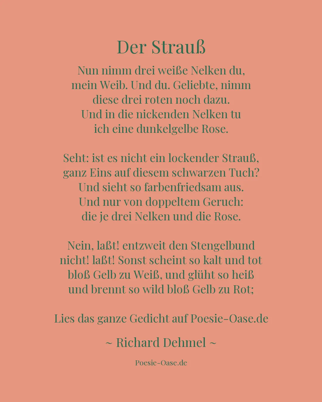 Illustration zu Der Strauß