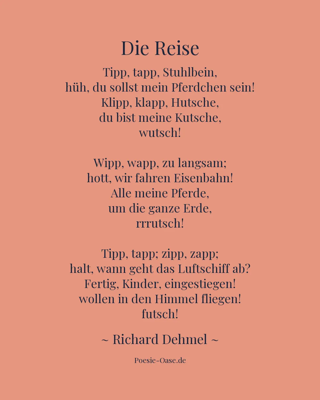 Illustration zu Die Reise