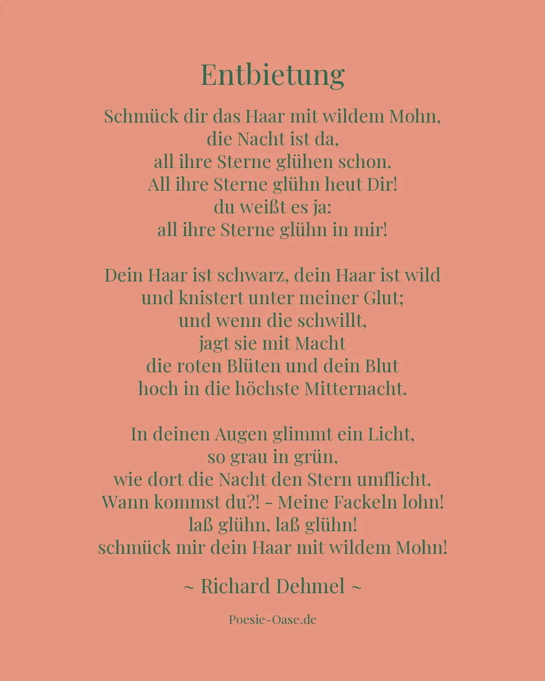 Illustration zu Entbietung