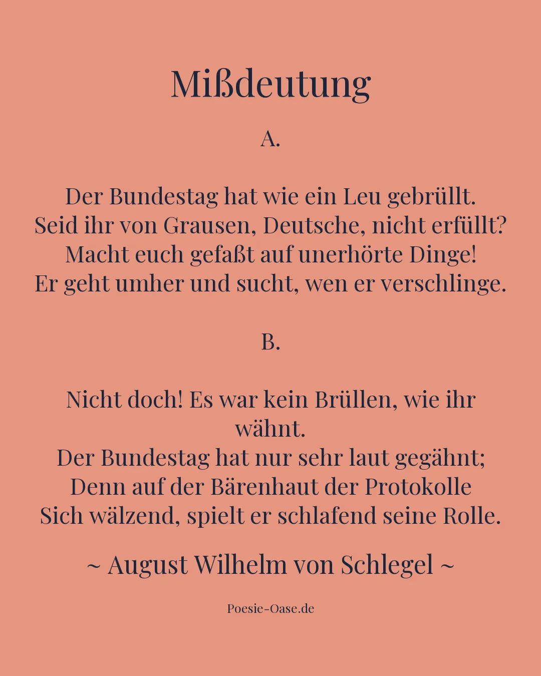 Illustration zu Mißdeutung