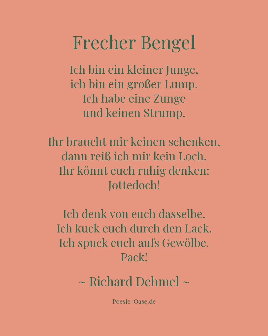 Illustration zu Frecher Bengel