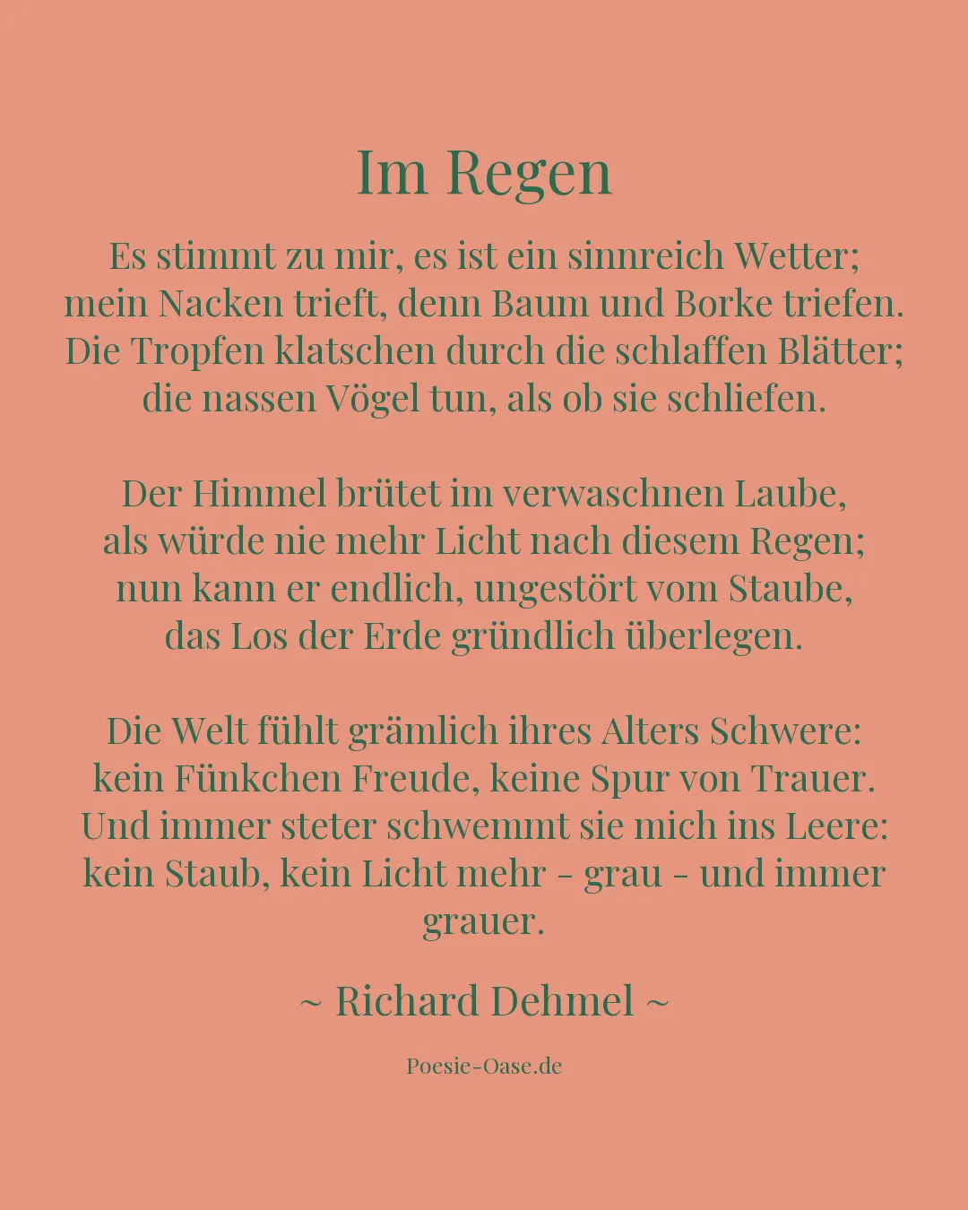 Illustration zu Im Regen