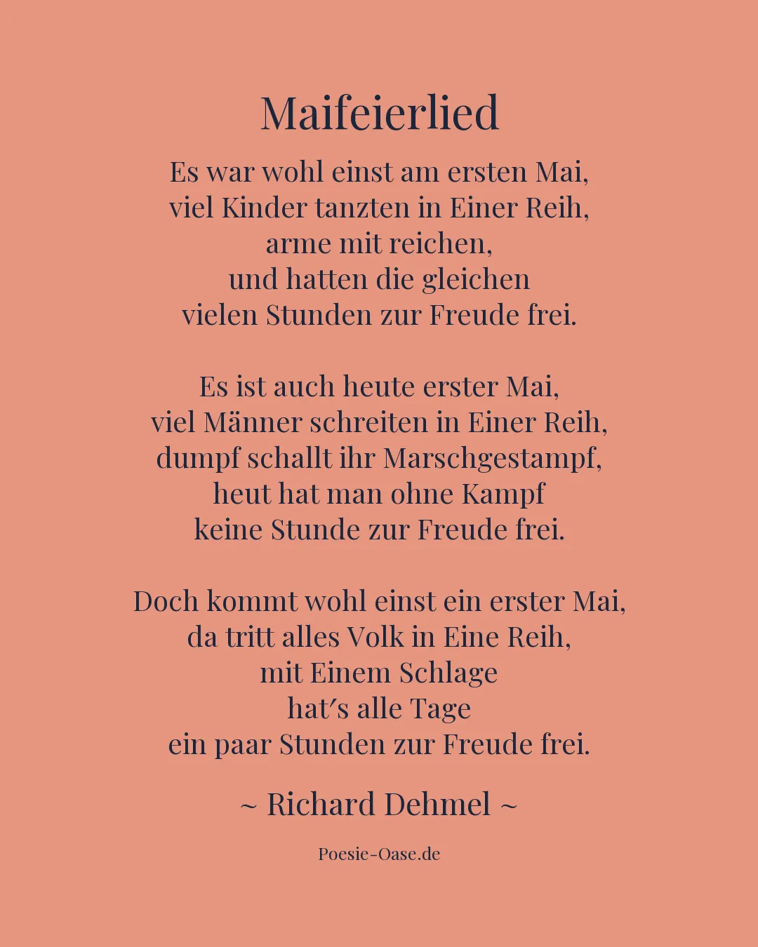 Illustration zu Maifeierlied