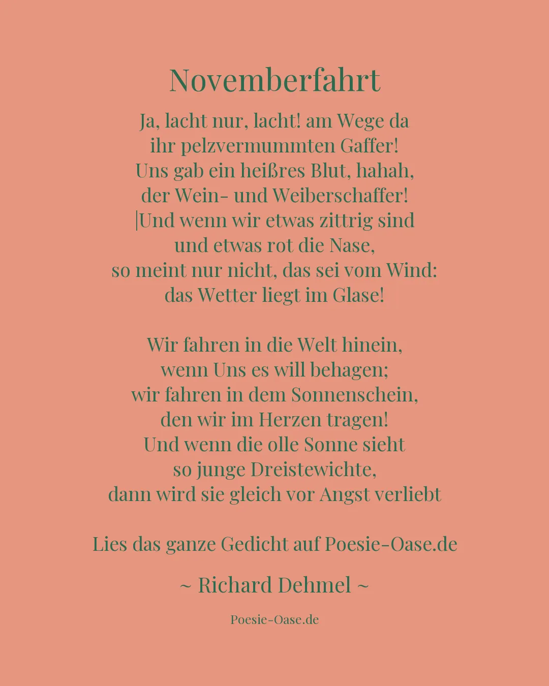 Illustration zu Novemberfahrt