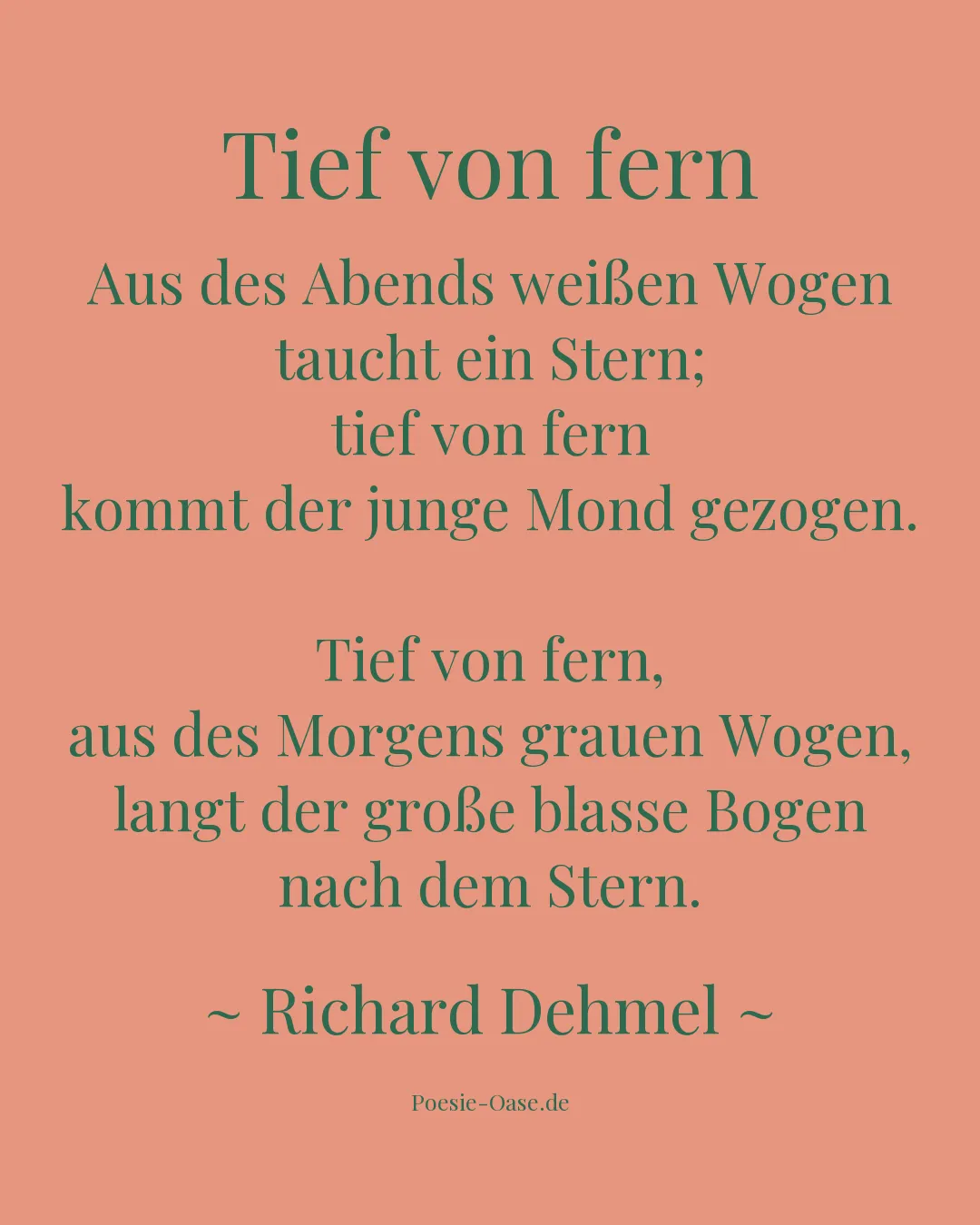 Illustration zu Tief von fern