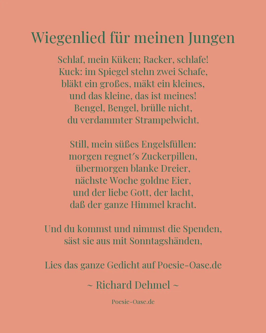 Illustration zu Wiegenlied für meinen Jungen