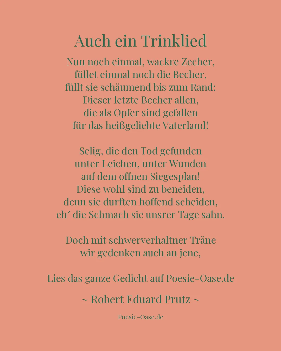 Illustration zu Auch ein Trinklied