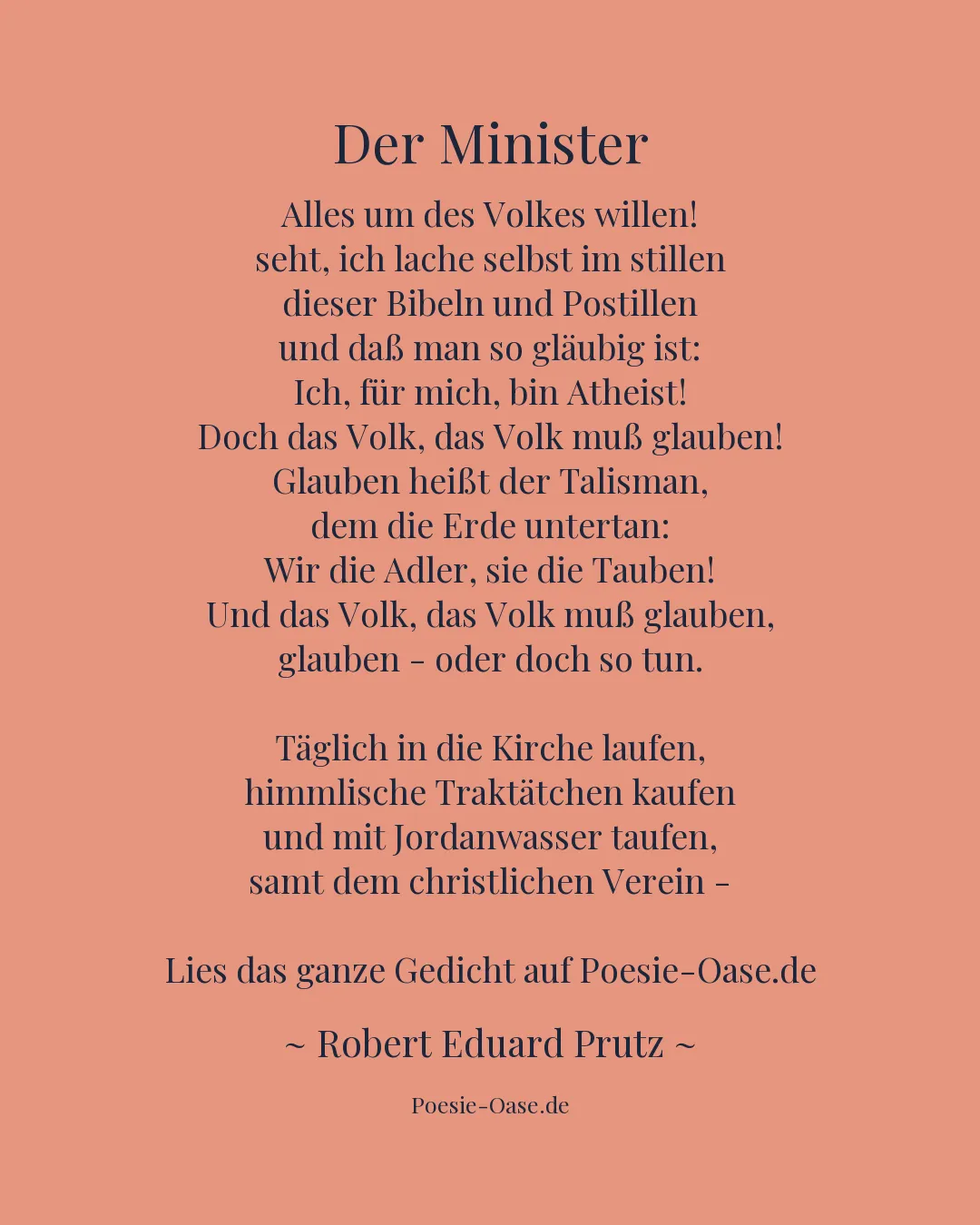 Illustration zu Der Minister
