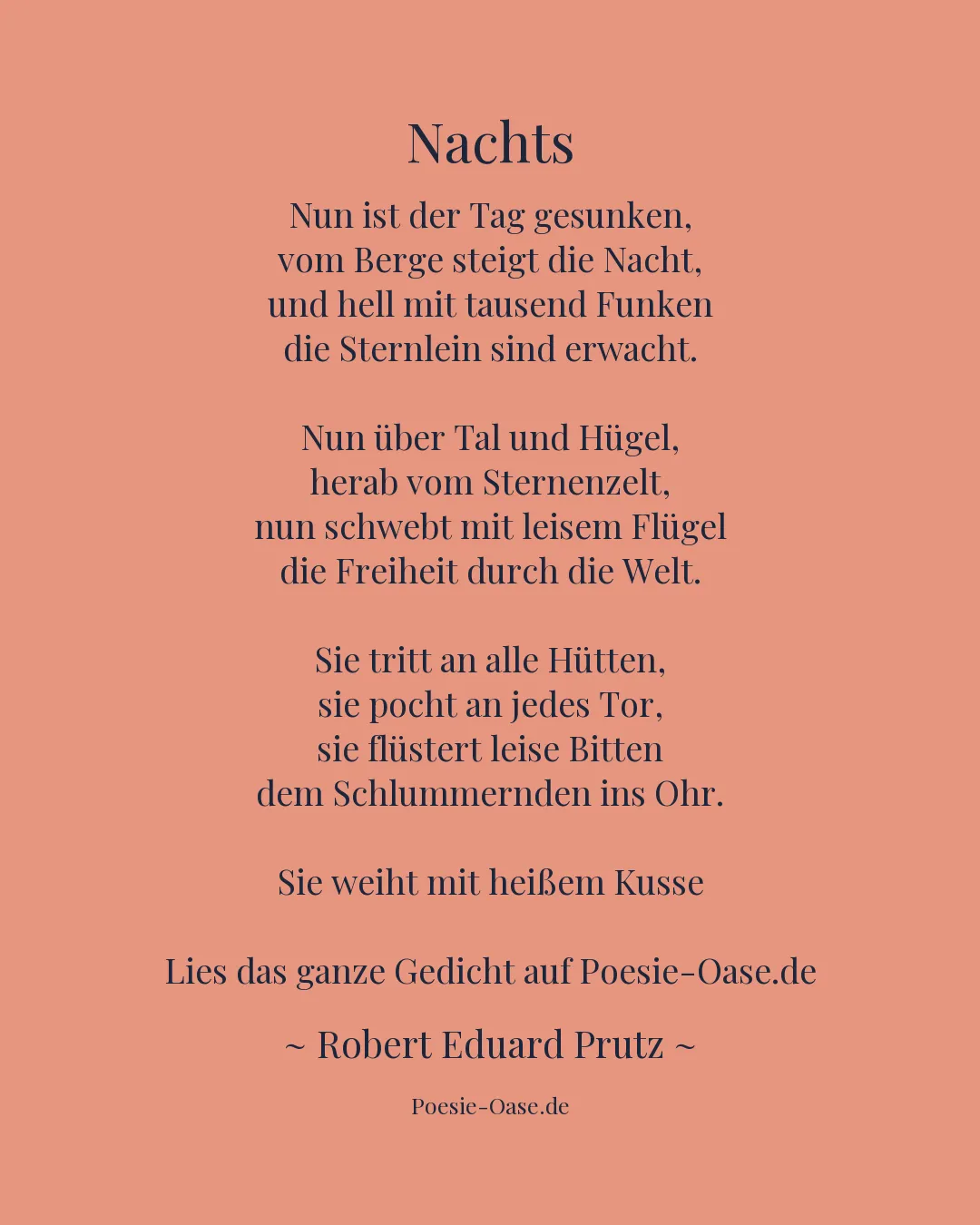 Illustration zu Nachts