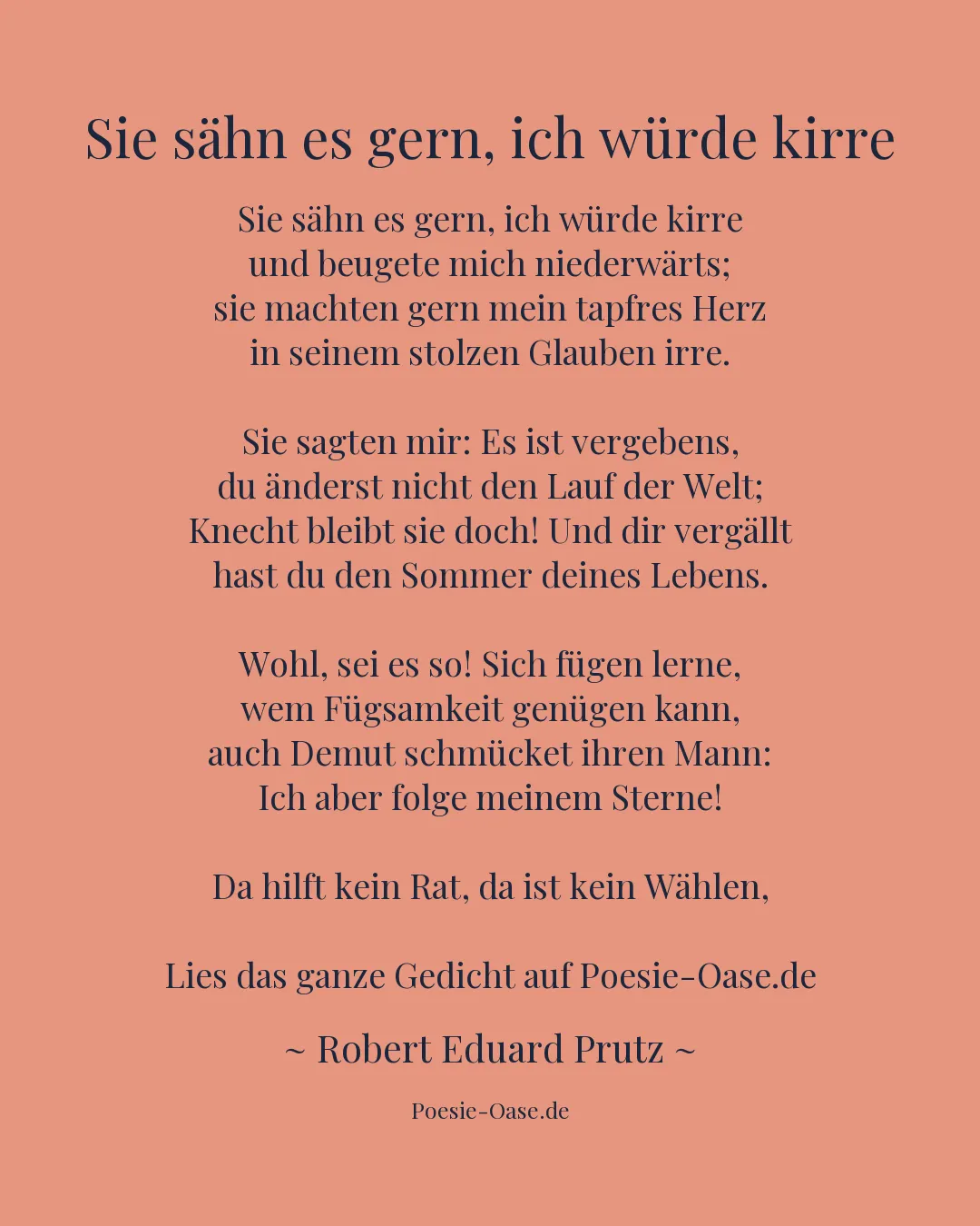 Illustration zu Sie sähn es gern, ich würde kirre