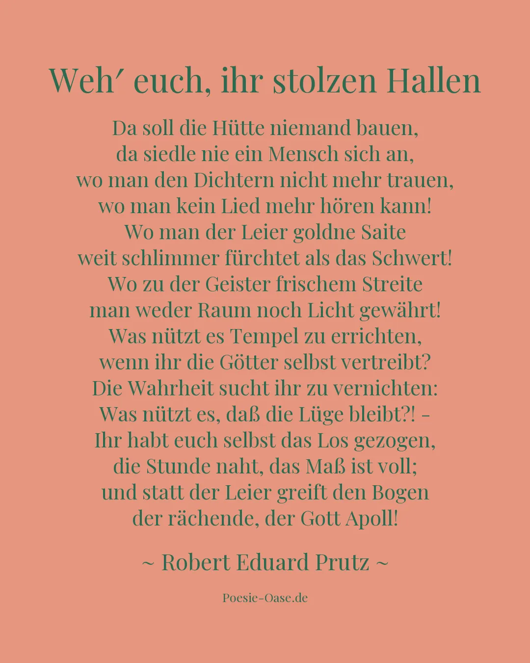 Illustration zu Weh′ euch, ihr stolzen Hallen