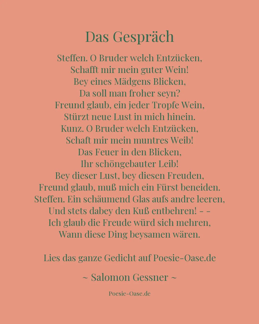 Illustration zu Das Gespräch
