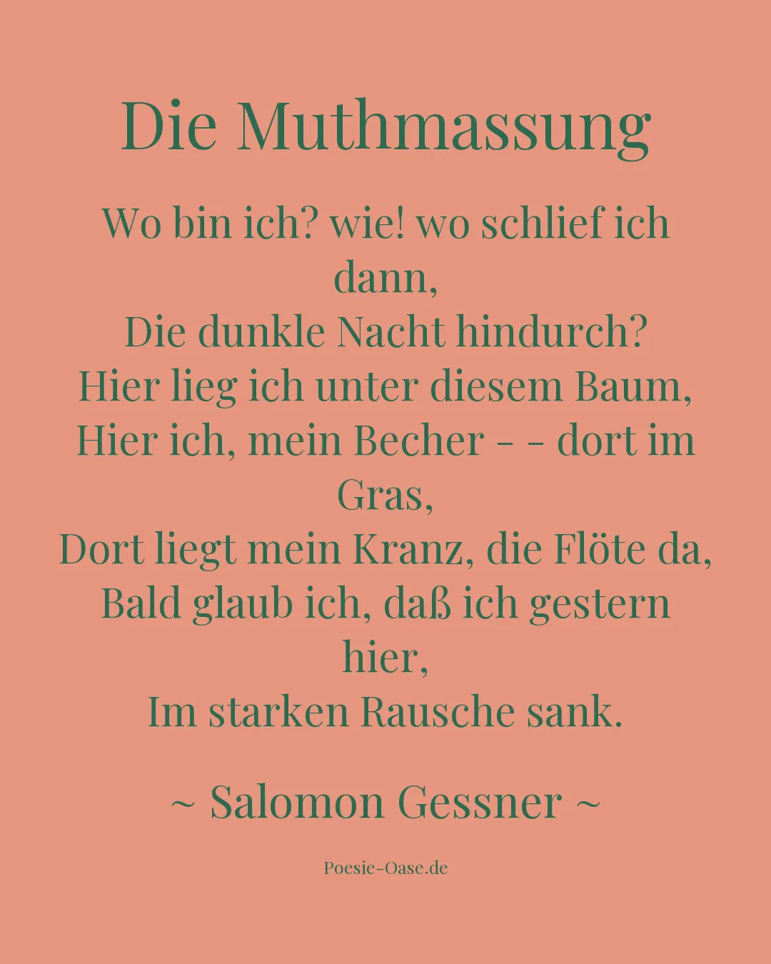 Illustration zu Die Muthmassung