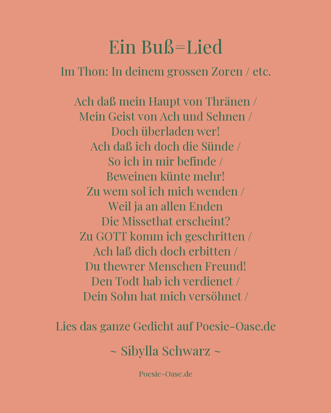 Illustration zu Ein Buß=Lied