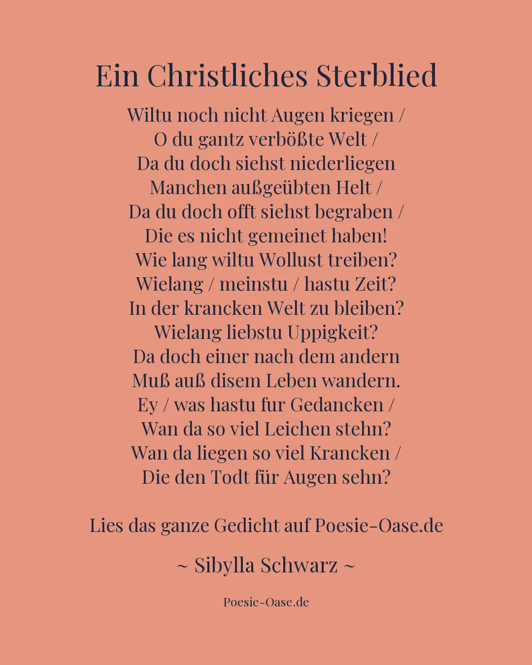 Illustration zu Ein Christliches Sterblied