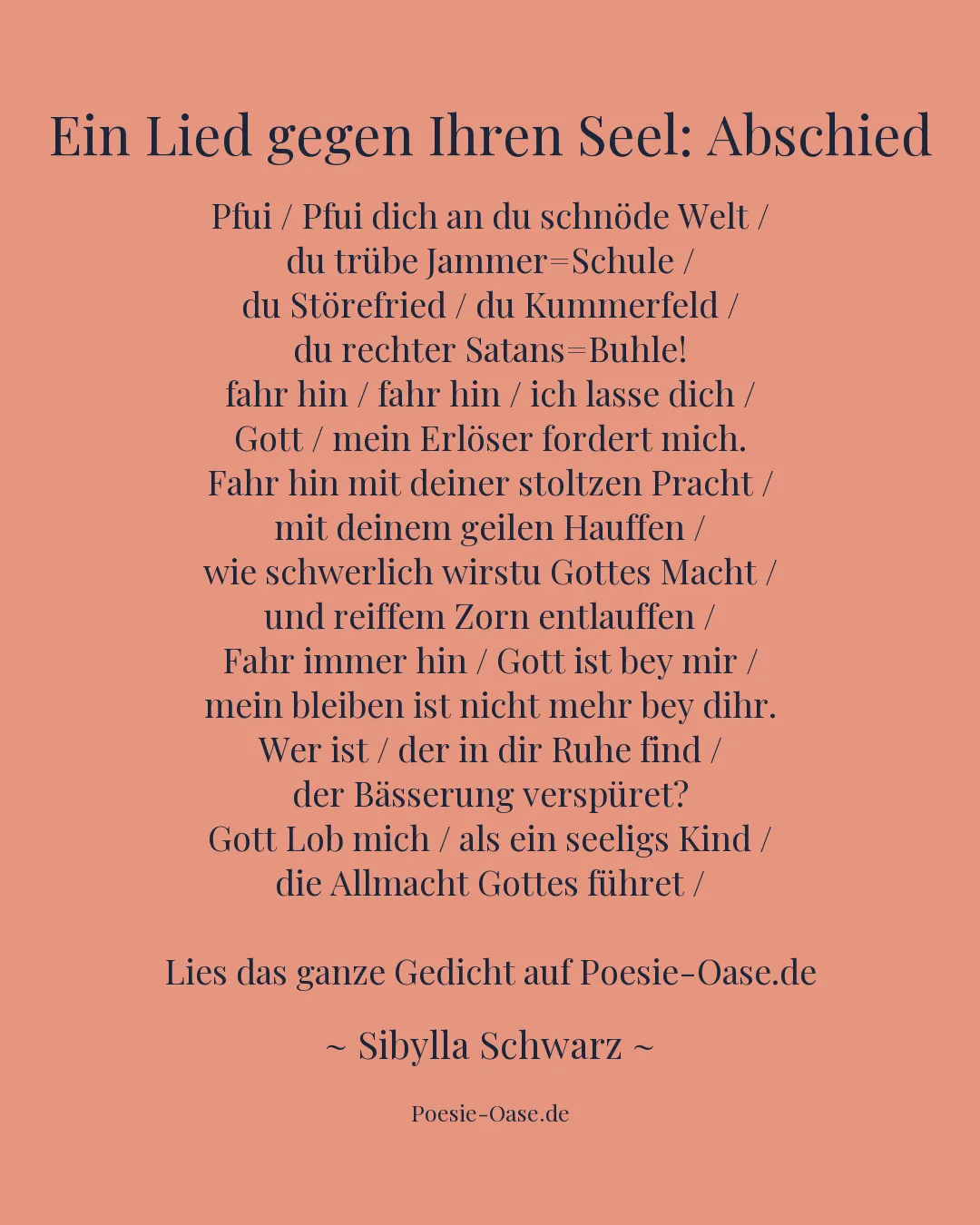 Illustration zu Ein Lied gegen Ihren Seel: Abschied