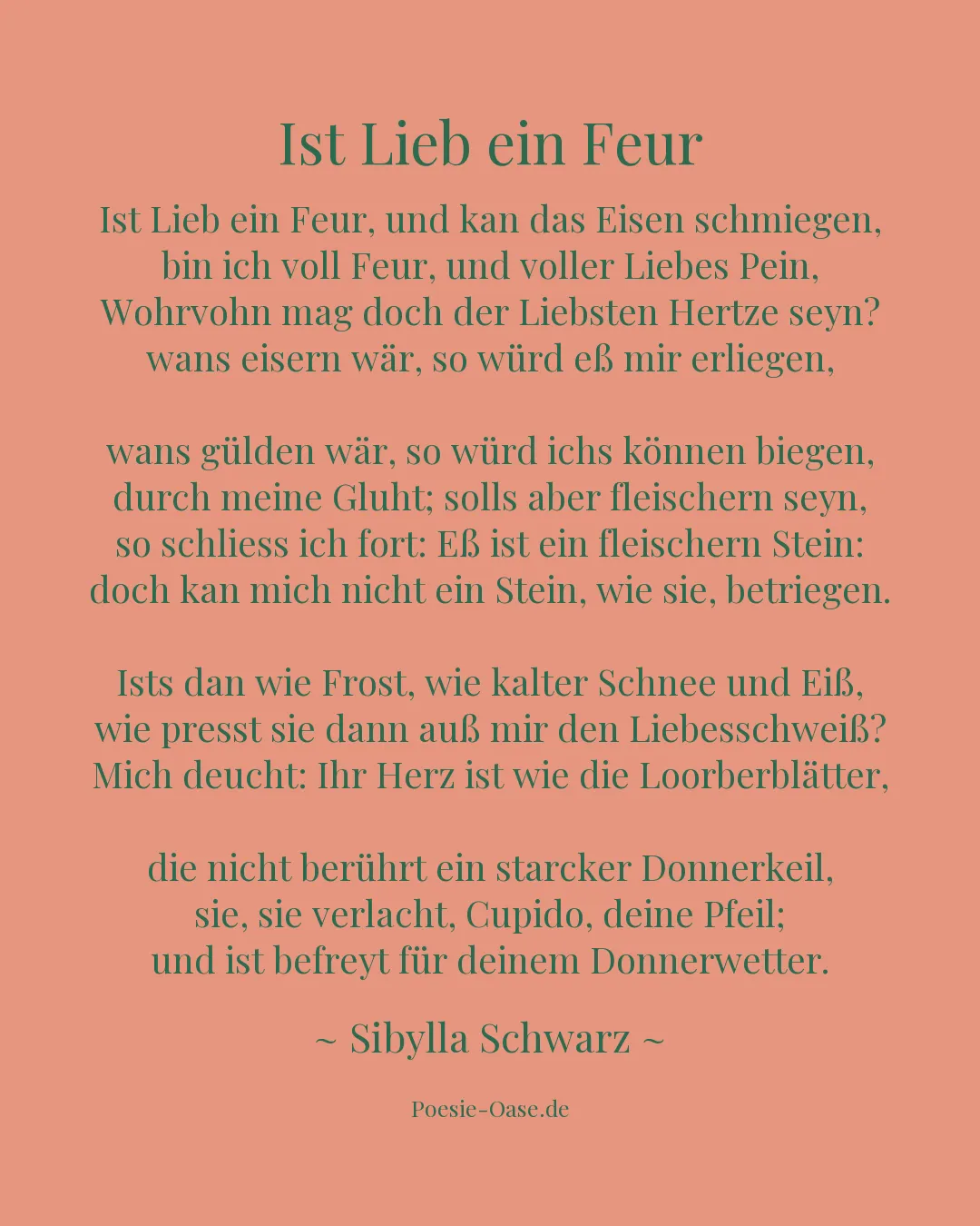 Illustration zu Ist Lieb ein Feur