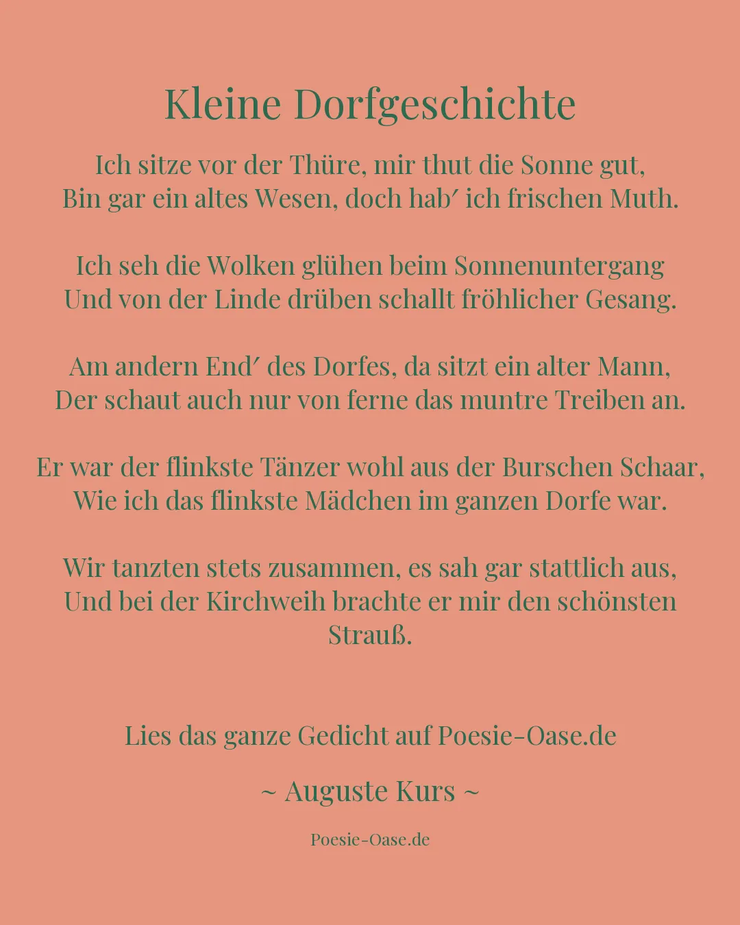 Illustration zu Kleine Dorfgeschichte