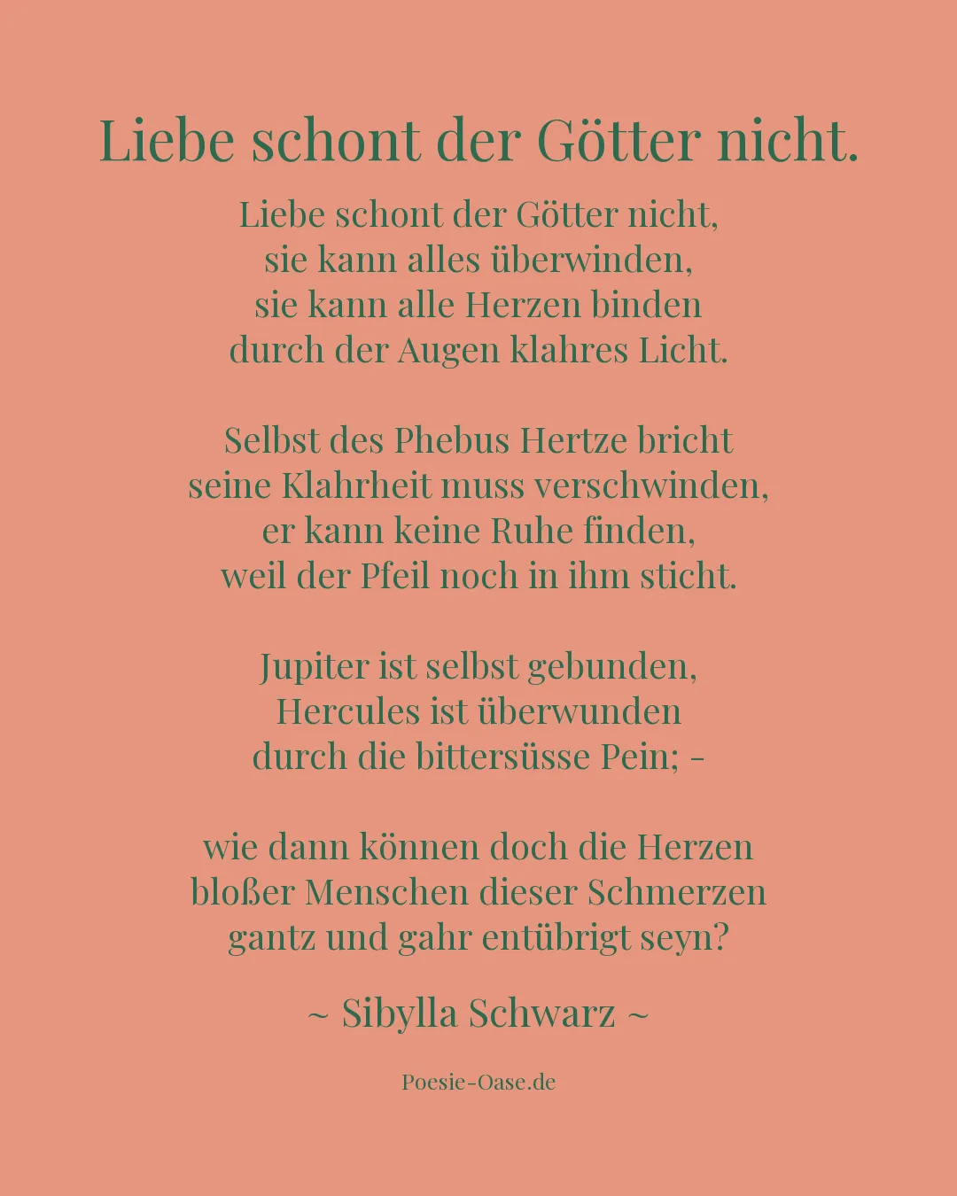Illustration zu Liebe schont der Götter nicht.