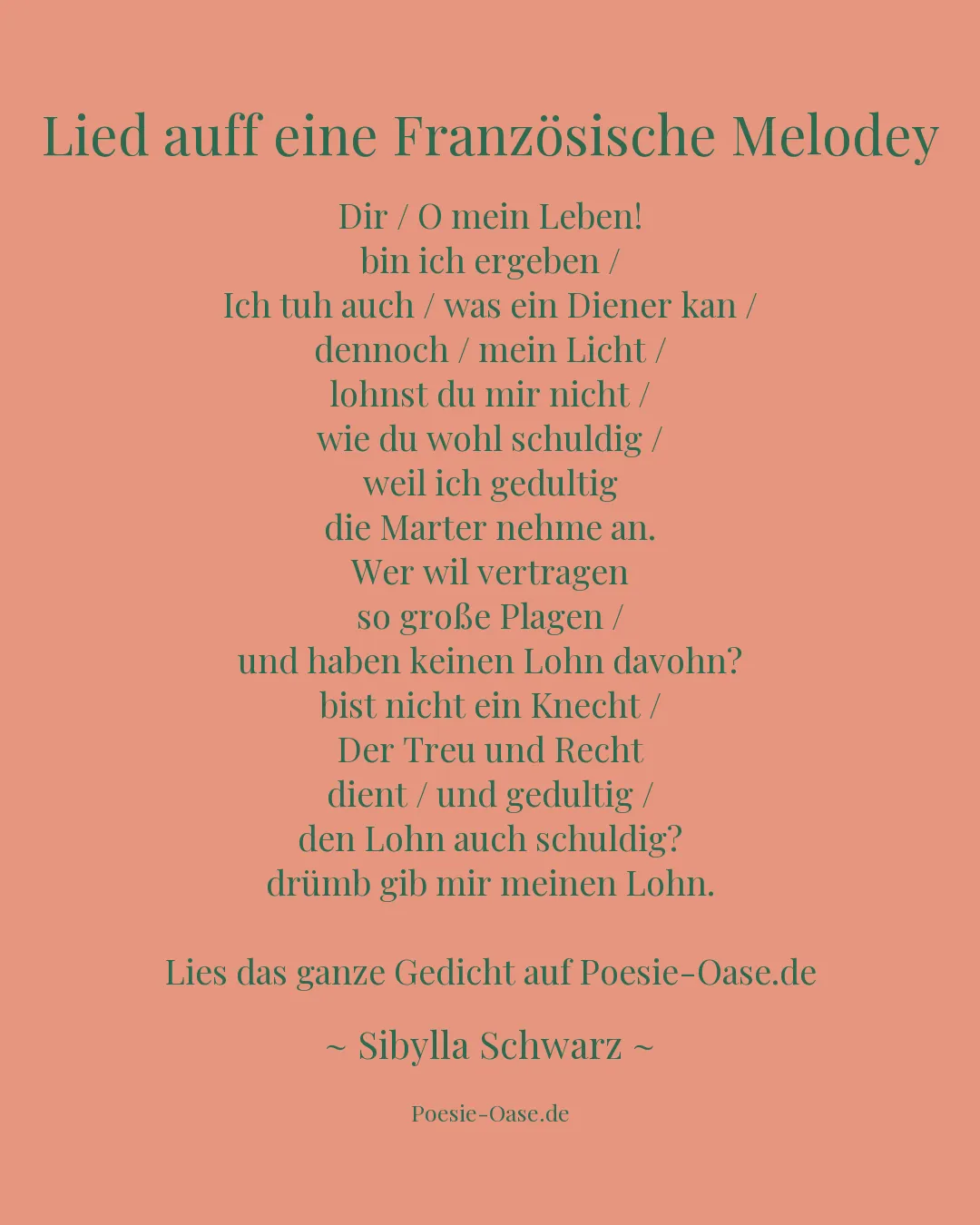 Illustration zu Lied auff eine Französische Melodey