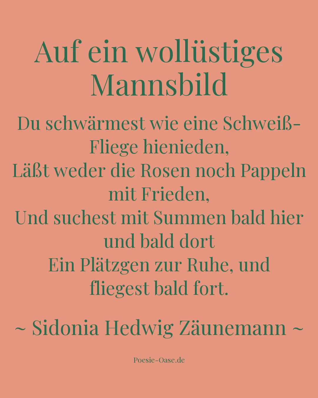 Illustration zu Auf ein wollüstiges Mannsbild