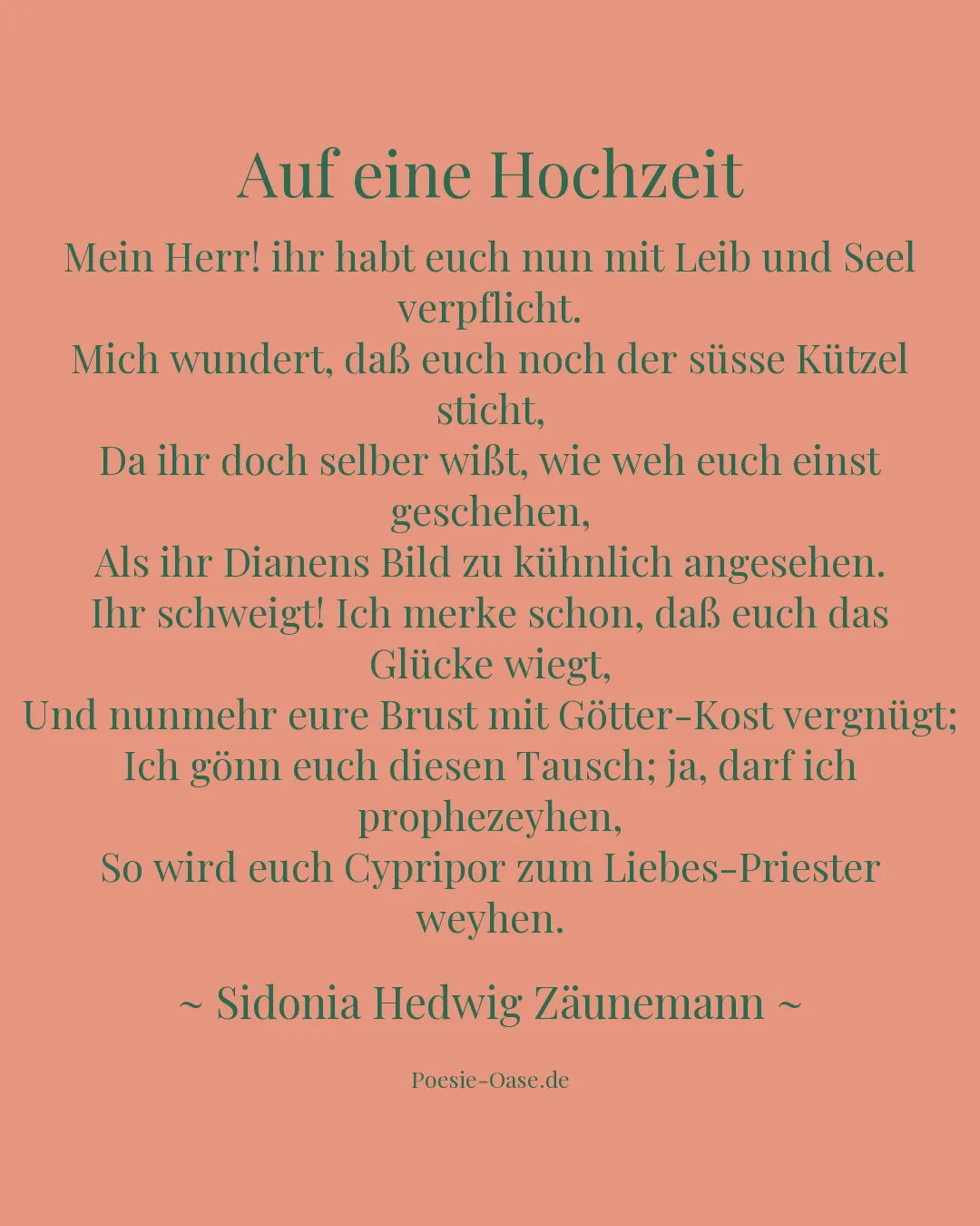 Illustration zu Auf eine Hochzeit