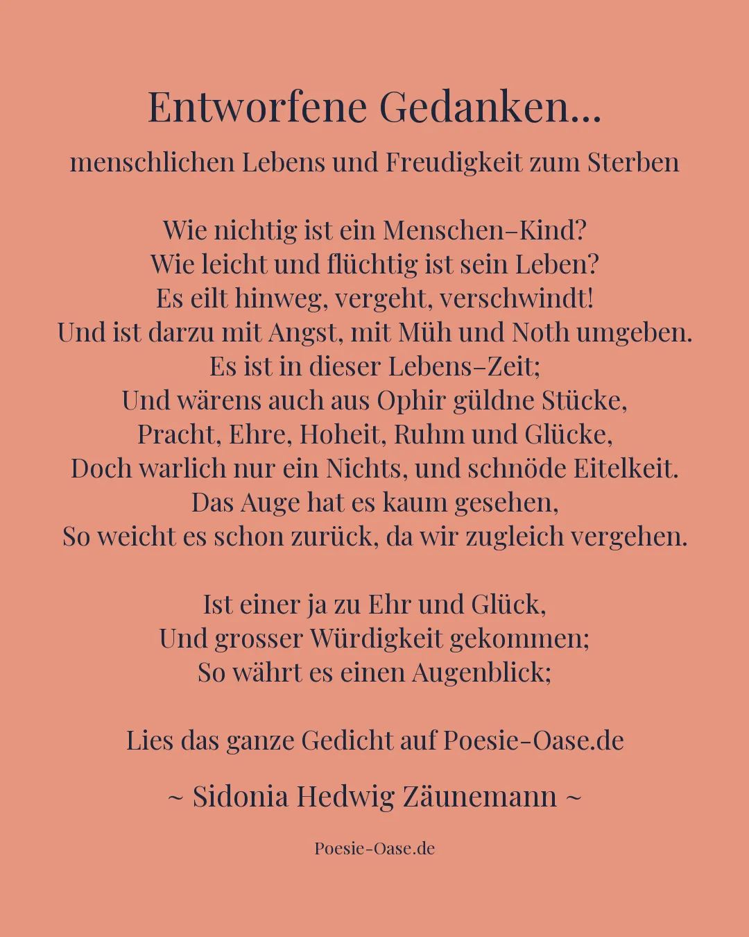 Illustration zu Entworfene Gedanken...
