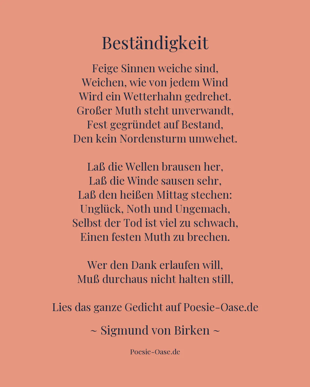 Illustration zu Beständigkeit