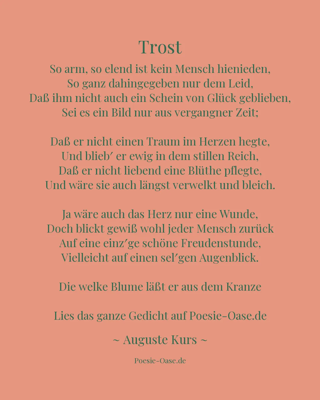Illustration zu Trost