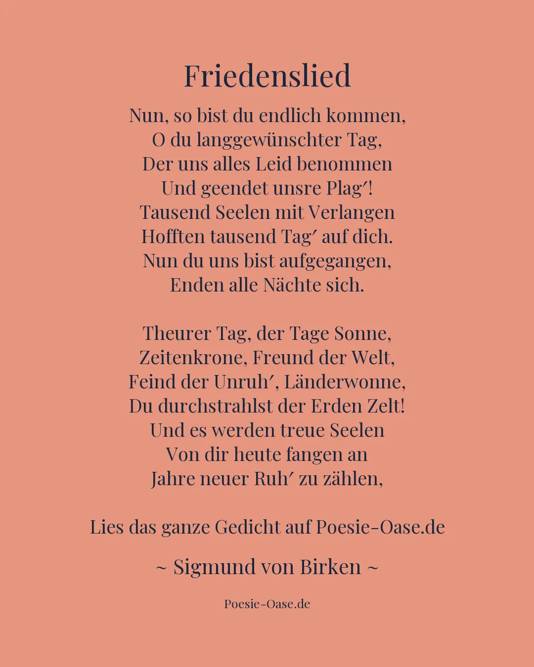 Illustration zu Friedenslied