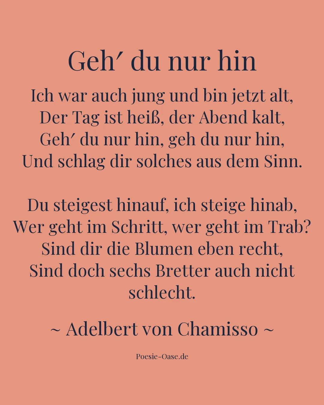 Illustration zu Geh′ du nur hin