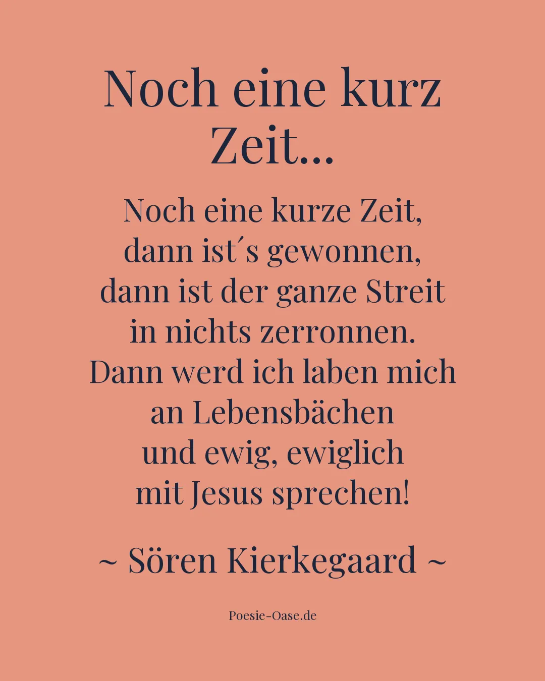 Illustration zu Noch eine kurz Zeit...