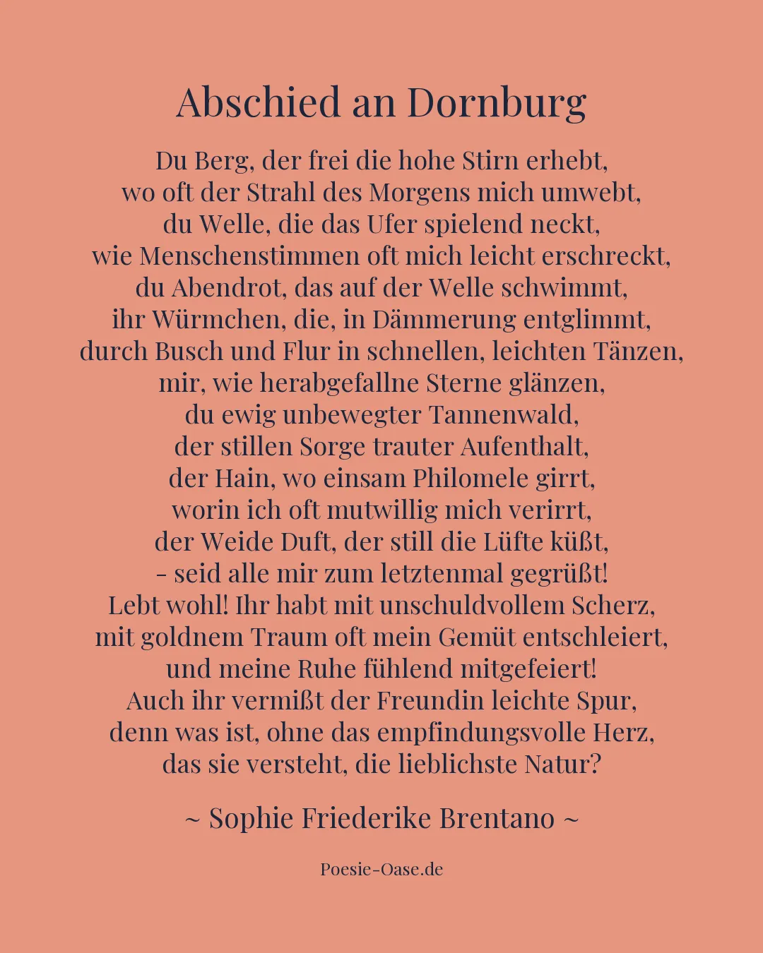 Illustration zu Abschied an Dornburg