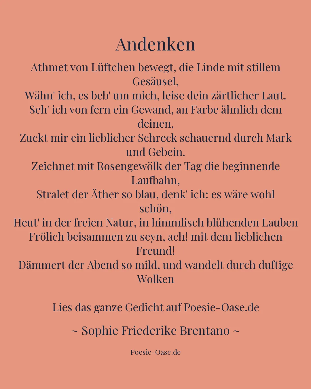 Illustration zu Andenken