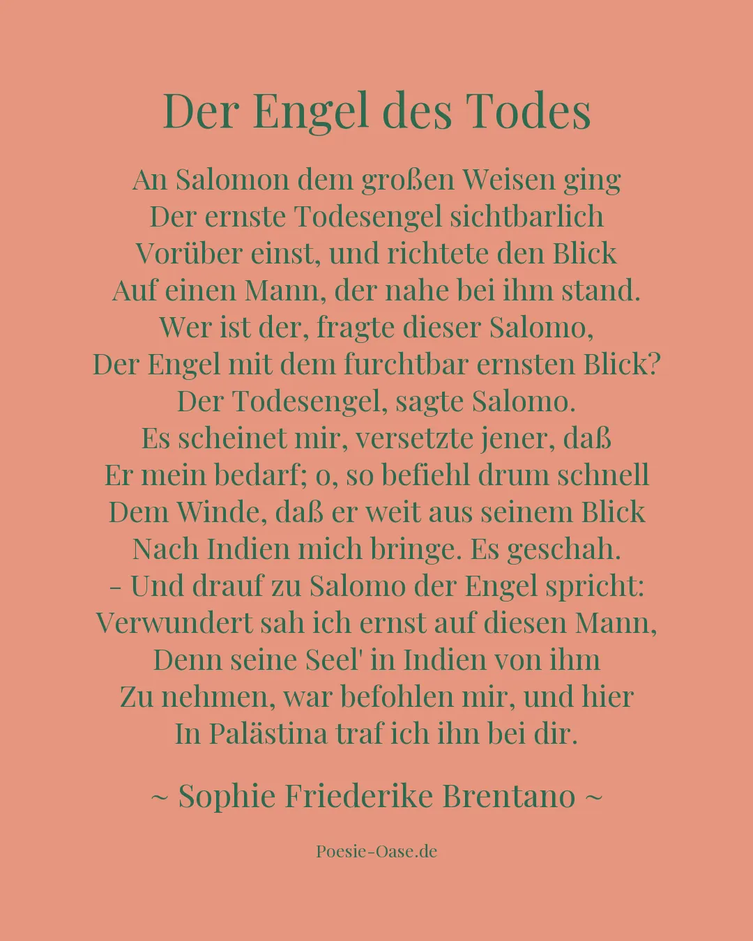 Illustration zu Der Engel des Todes