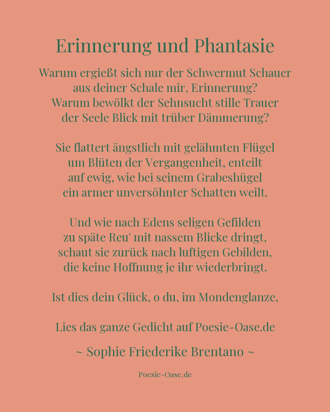 Illustration zu Erinnerung und Phantasie