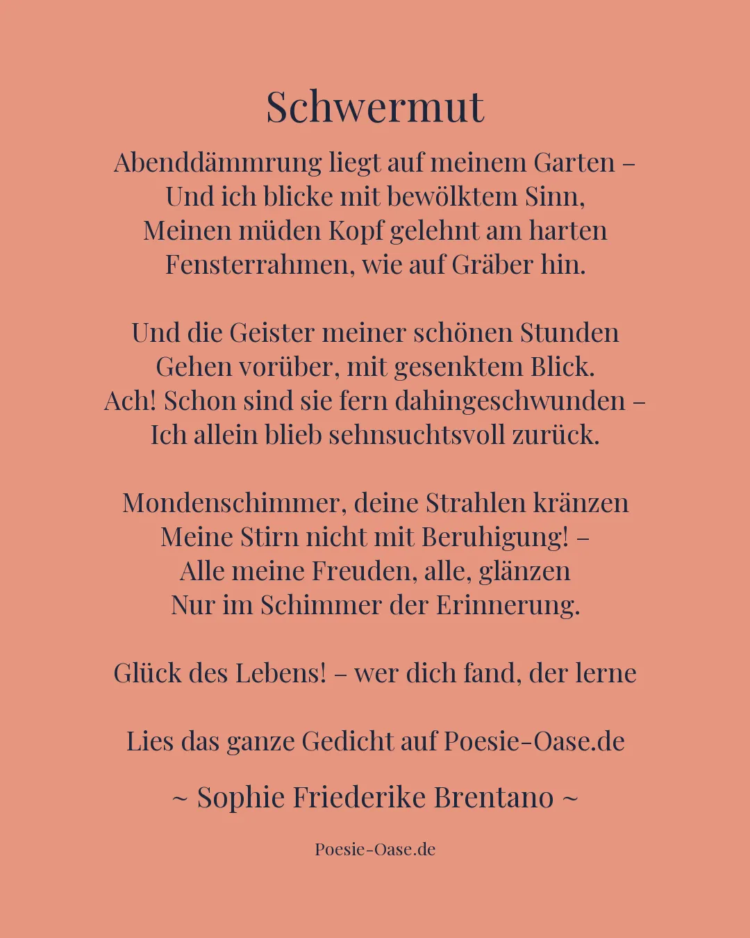 Illustration zu Schwermut
