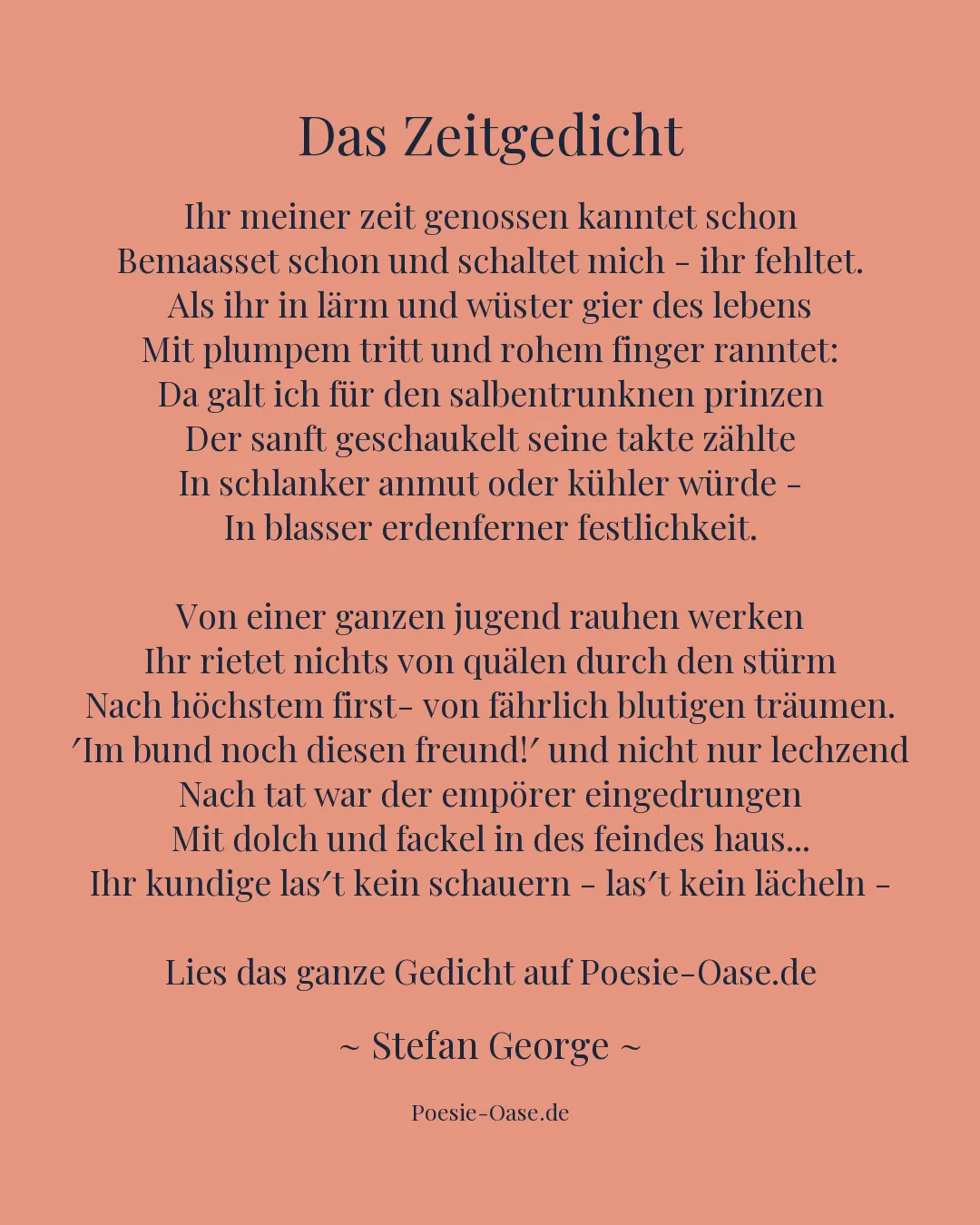Illustration zu Das Zeitgedicht